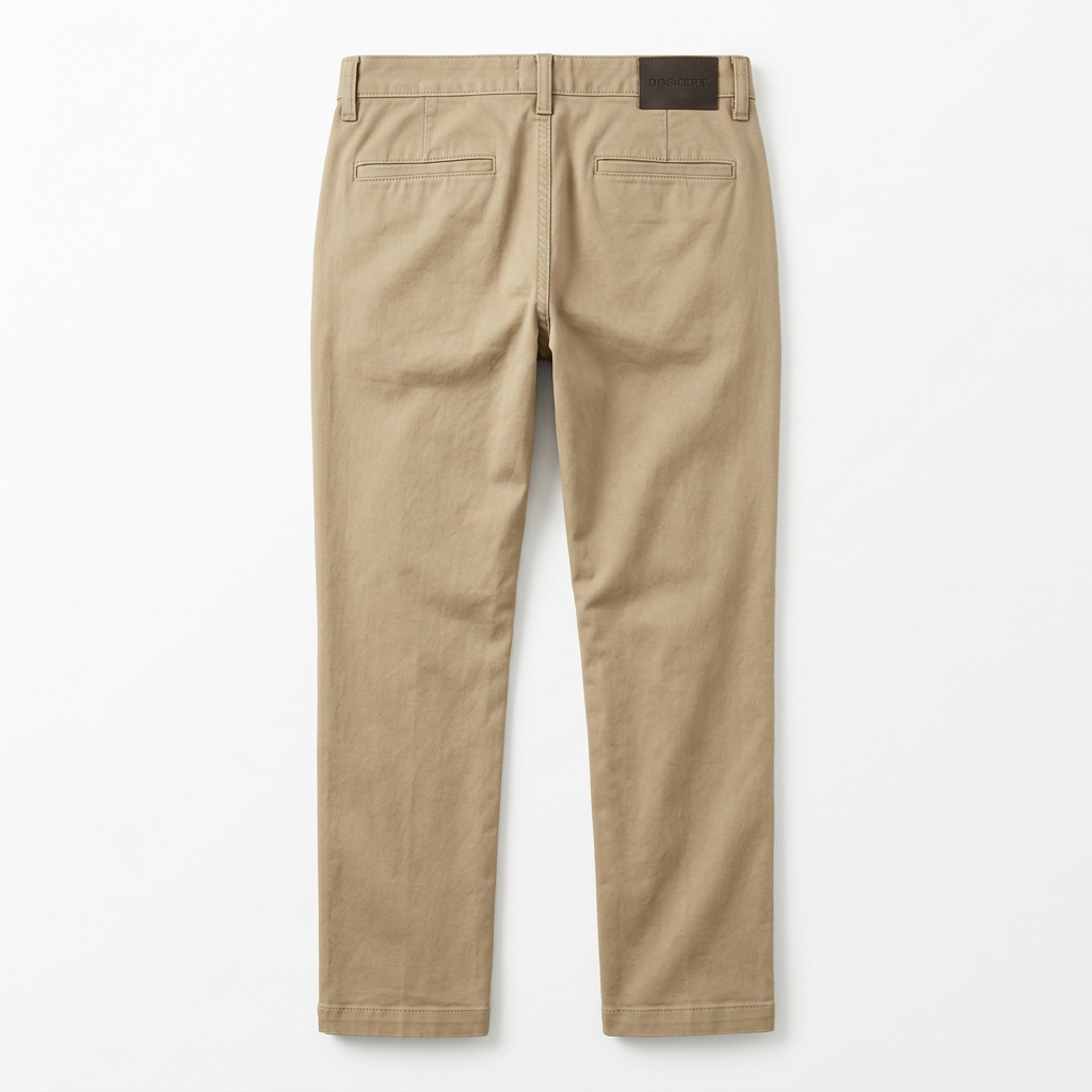 Men's Casual Pants - Back View