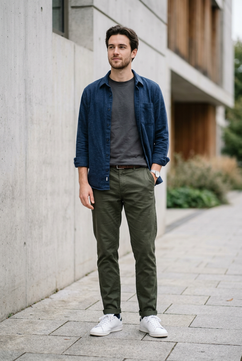 Men's Casual Pants - Model Lifestyle Shot